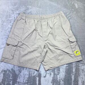 Big Dogs Cargo Shorts Mens Large Khaki Comfort Elastic Waist Casual Fits 31"